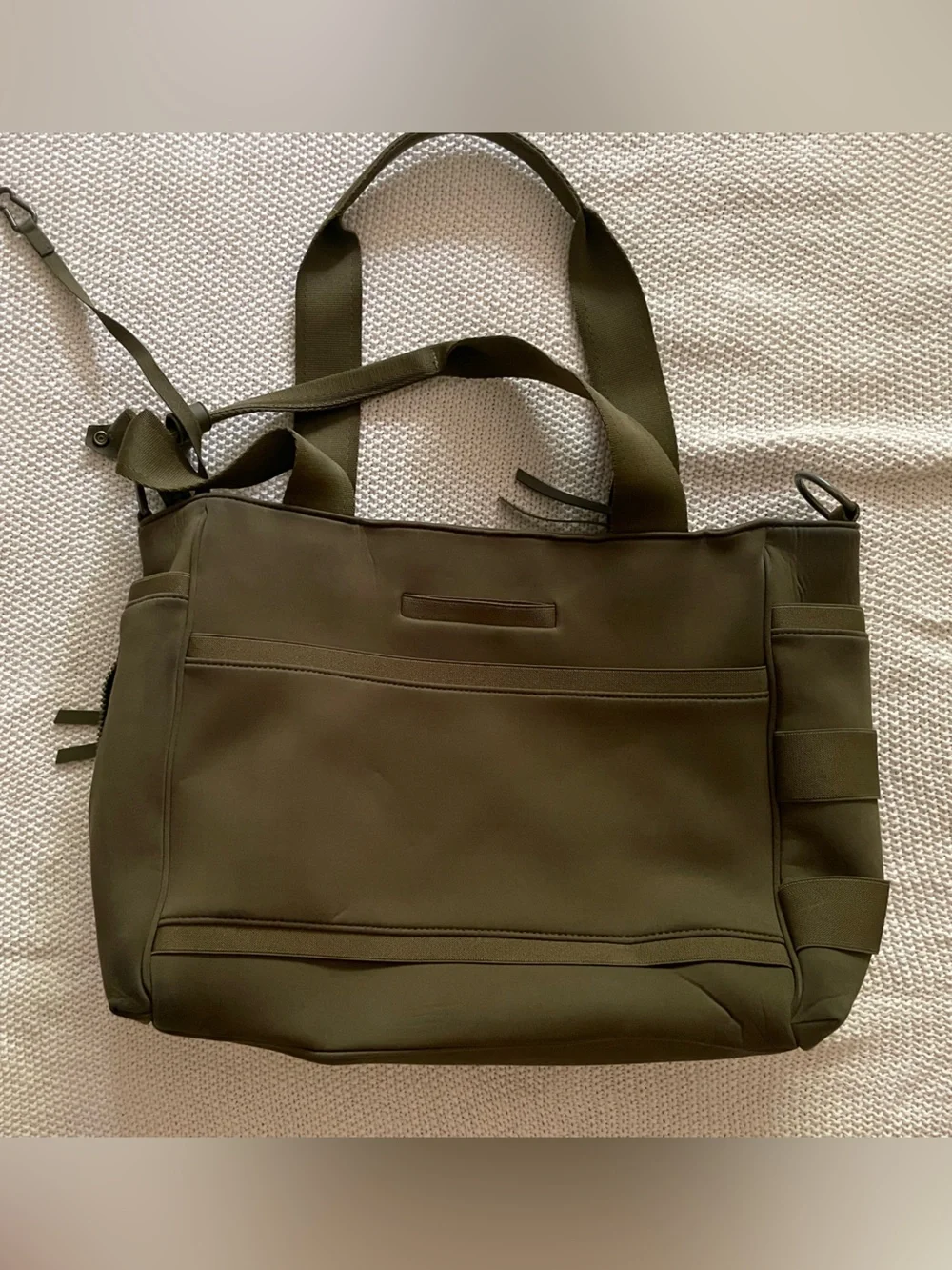 DAGNE DOVER Dark Moss tote/Diaper Bag